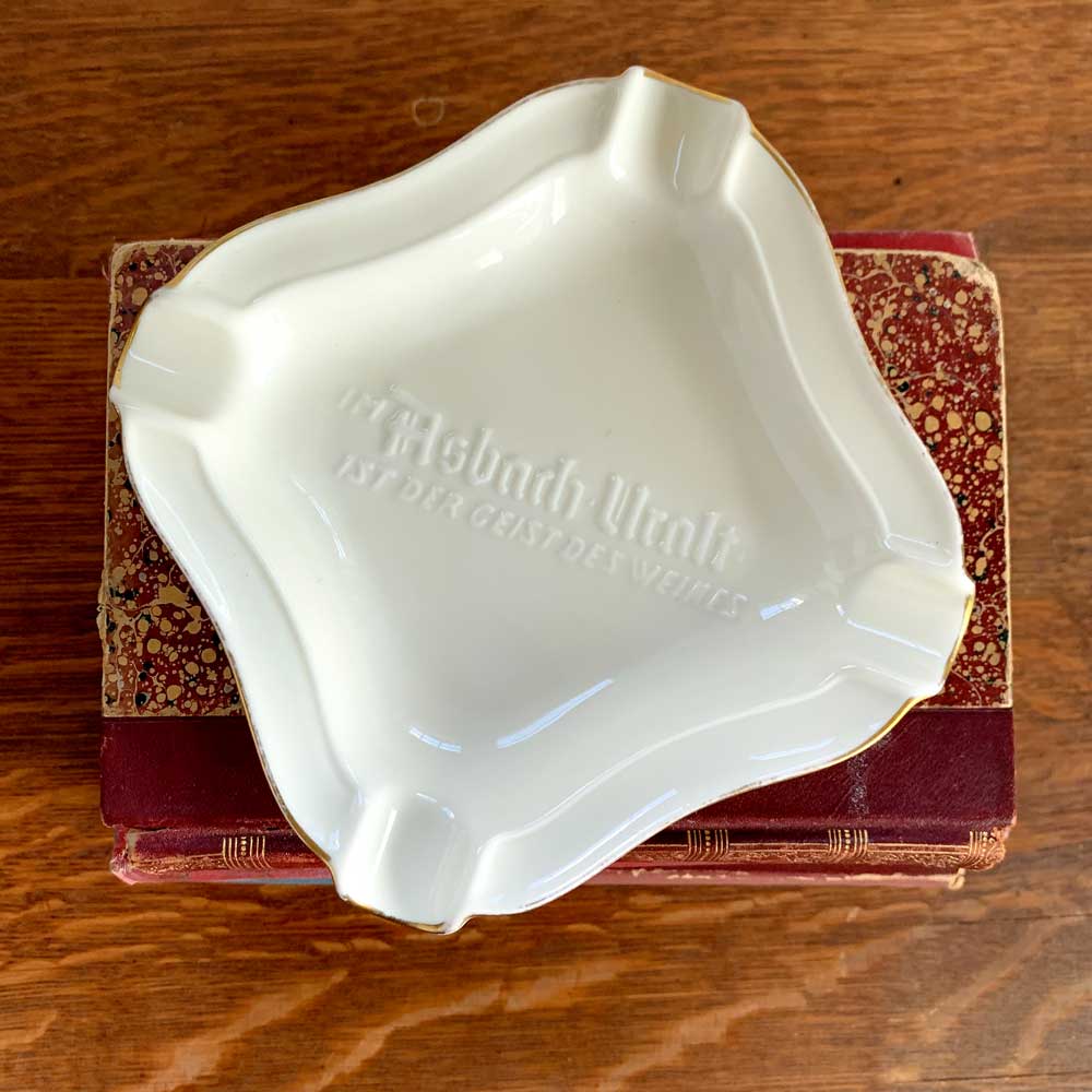 Vintage German Gold-Edged Ashtray